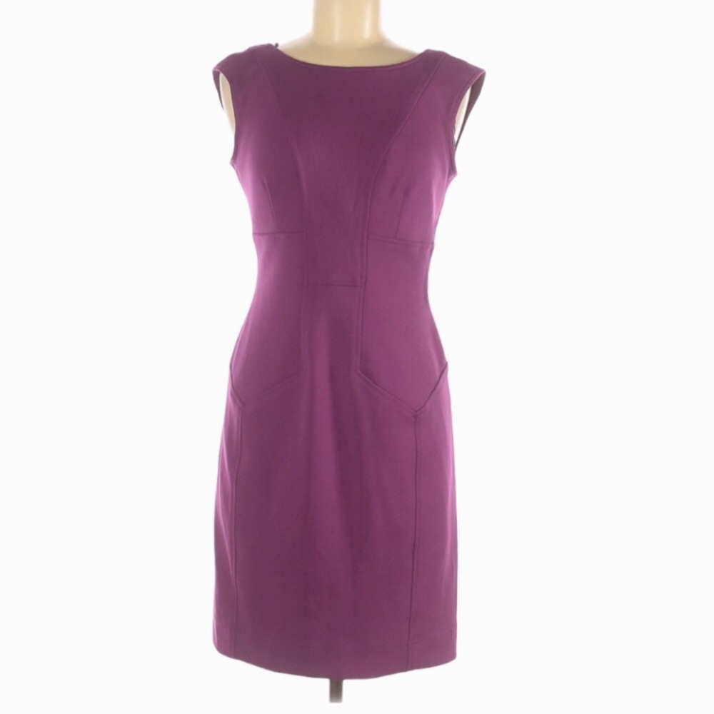 LAST CHANCE - NWT Maggy London Purple Sleeveless Sheath Dress
